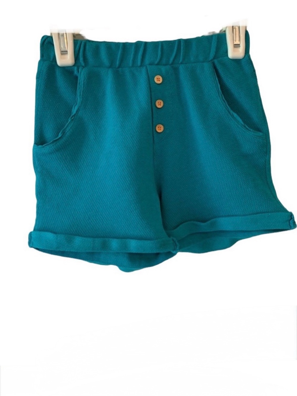 Zara 2 3 toddler 98 comfy shorts pull on walking cotton knit textured roll cuff